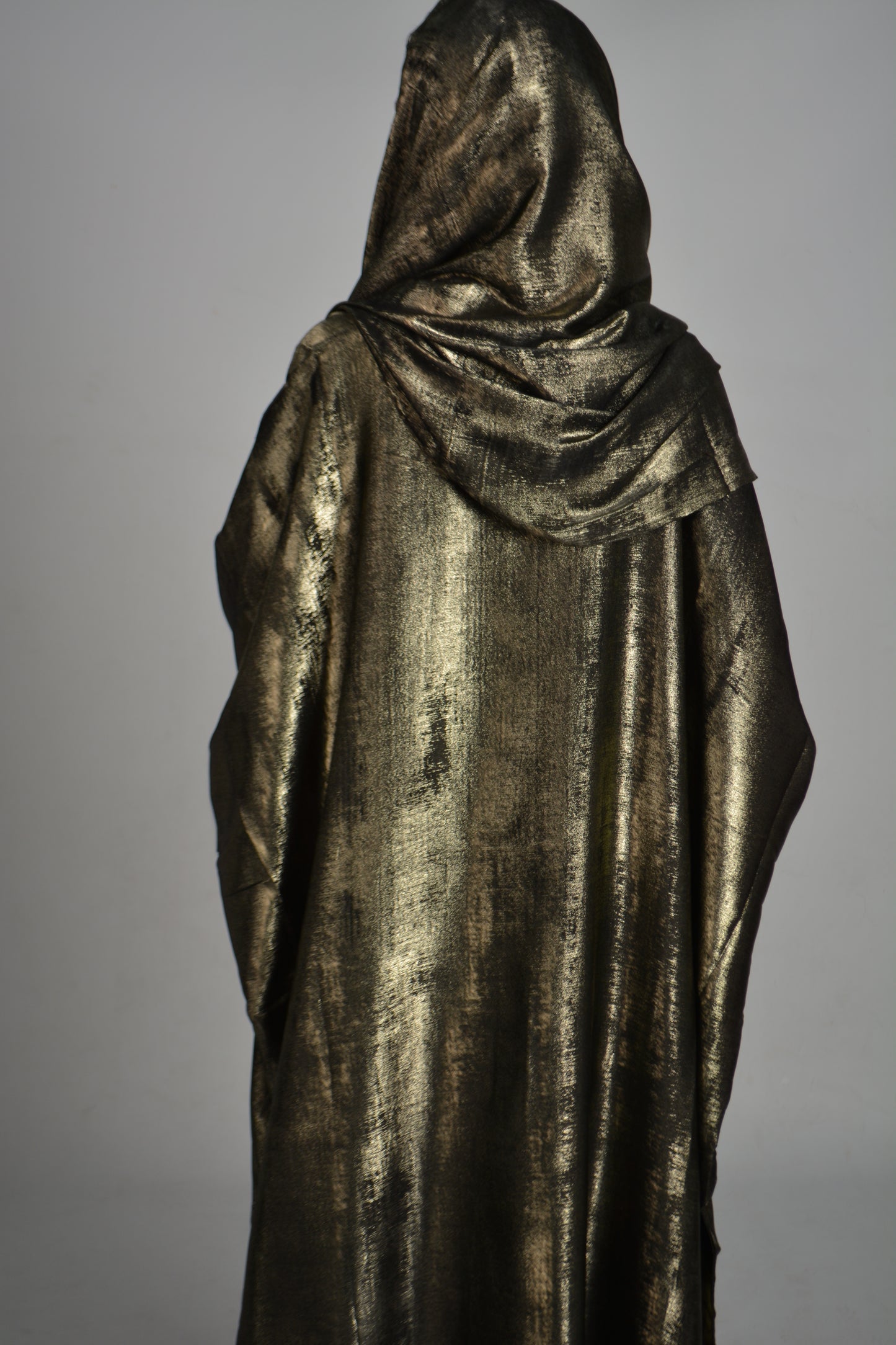 The Opulent Abaya - Black & Gold