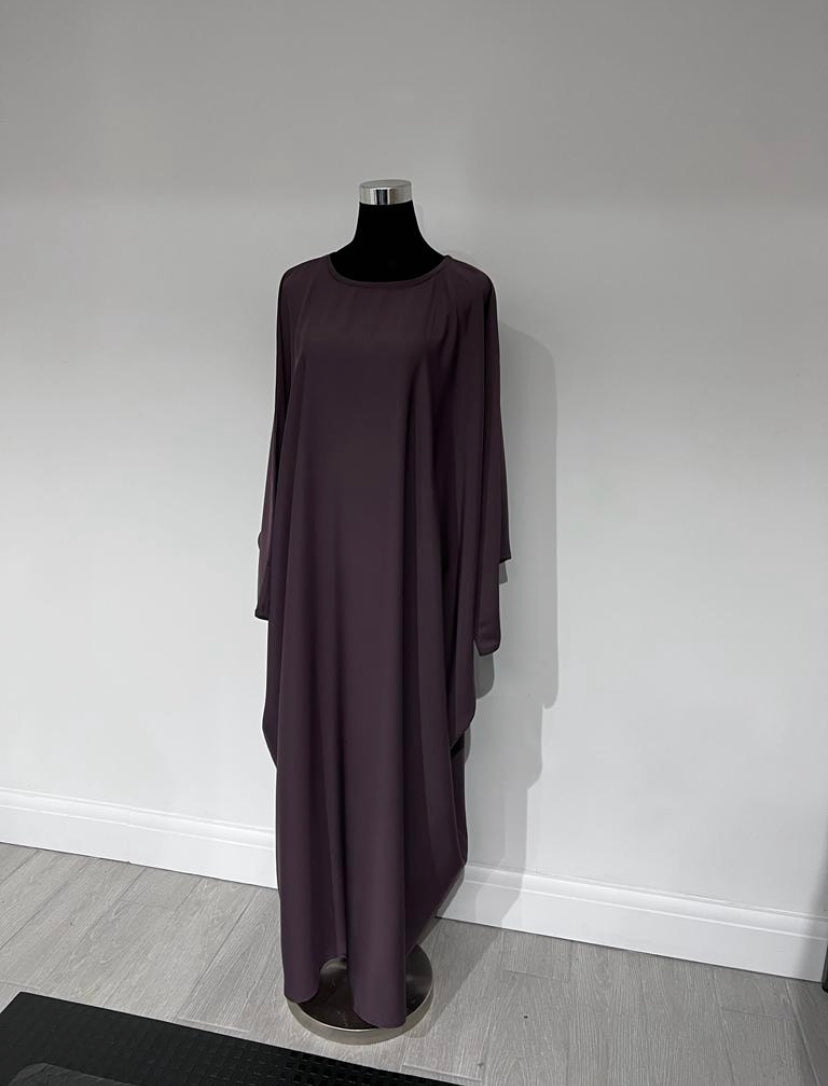Butterfly Abaya - Mauve