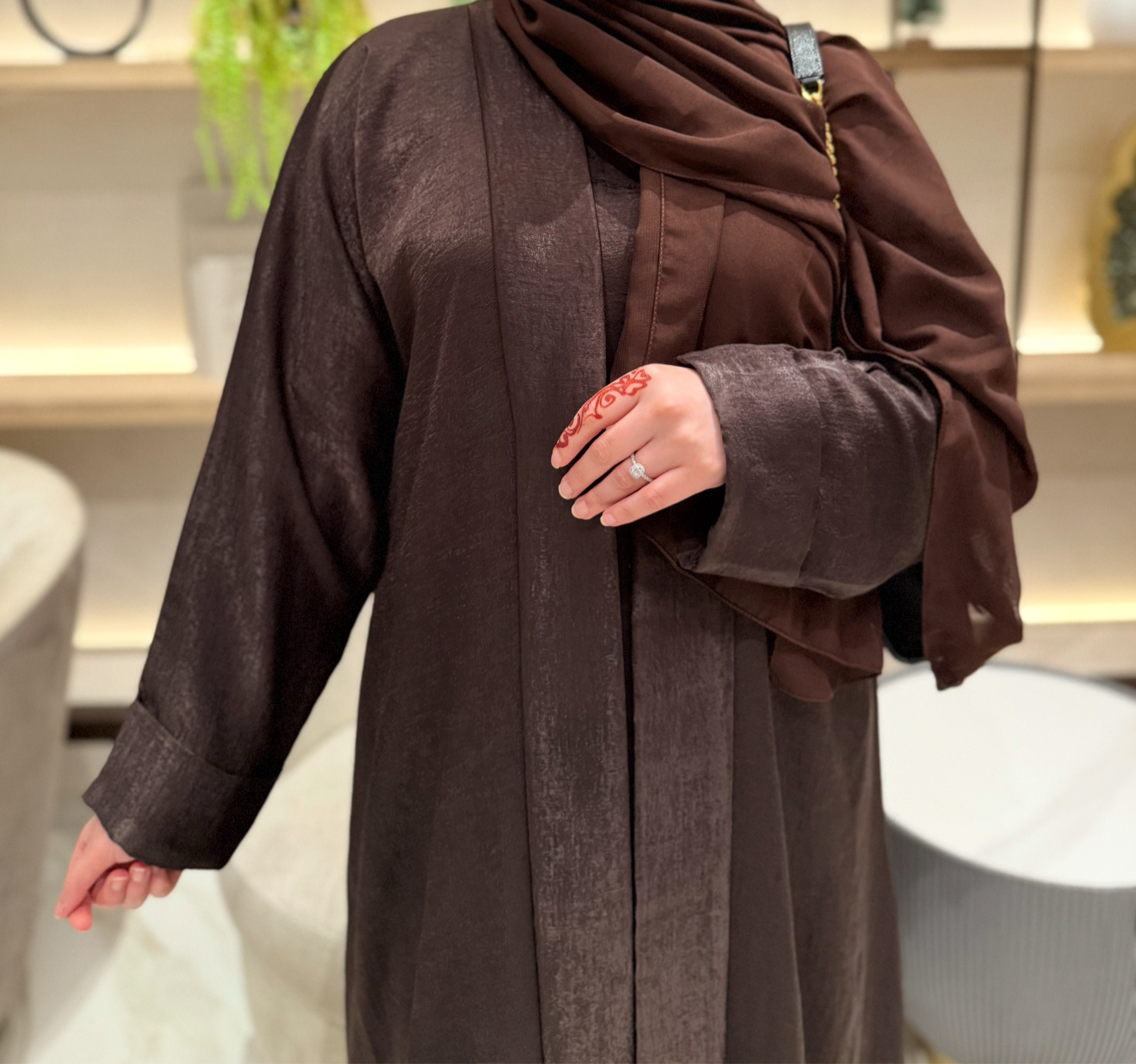 Ayla Abaya Three Piece