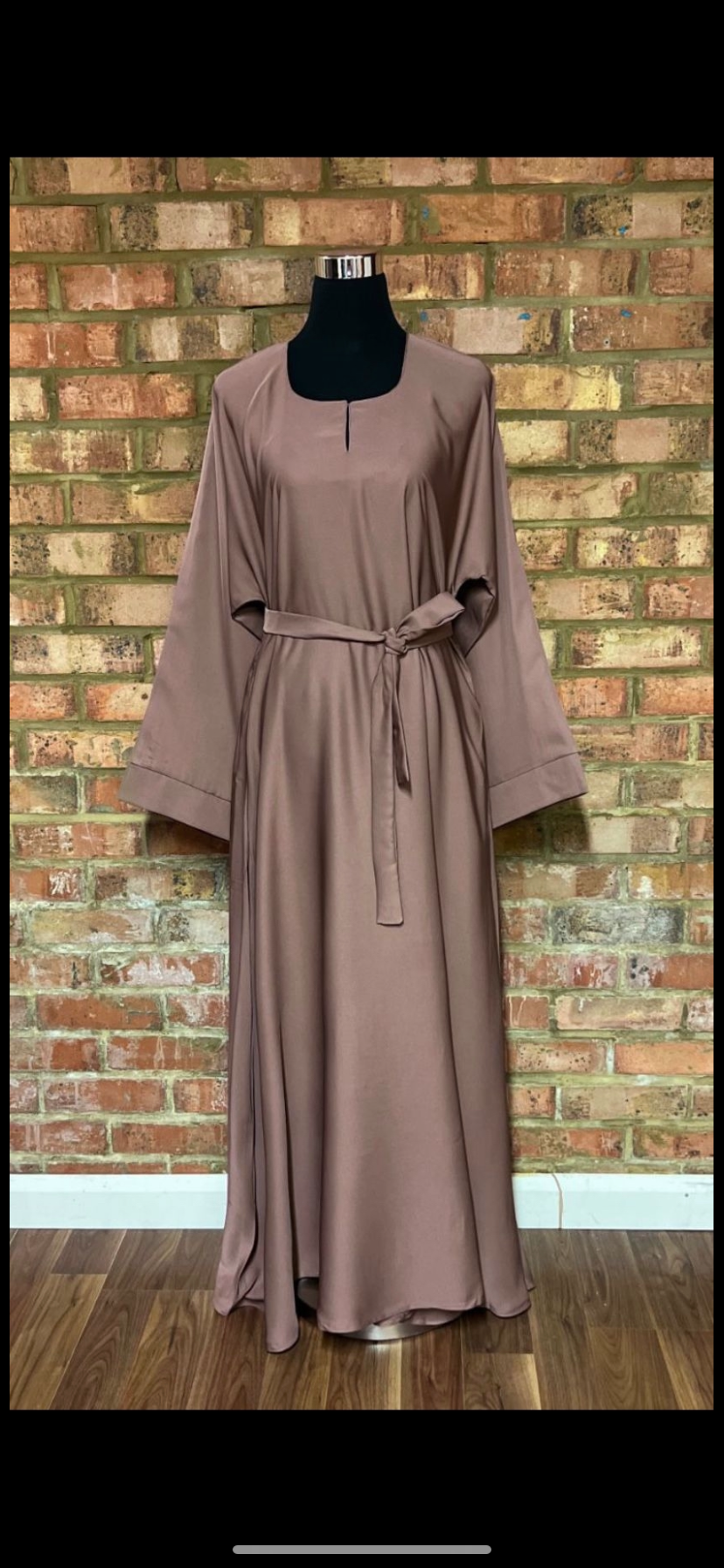 CLEARANCE Abaya with pockets - Mauve