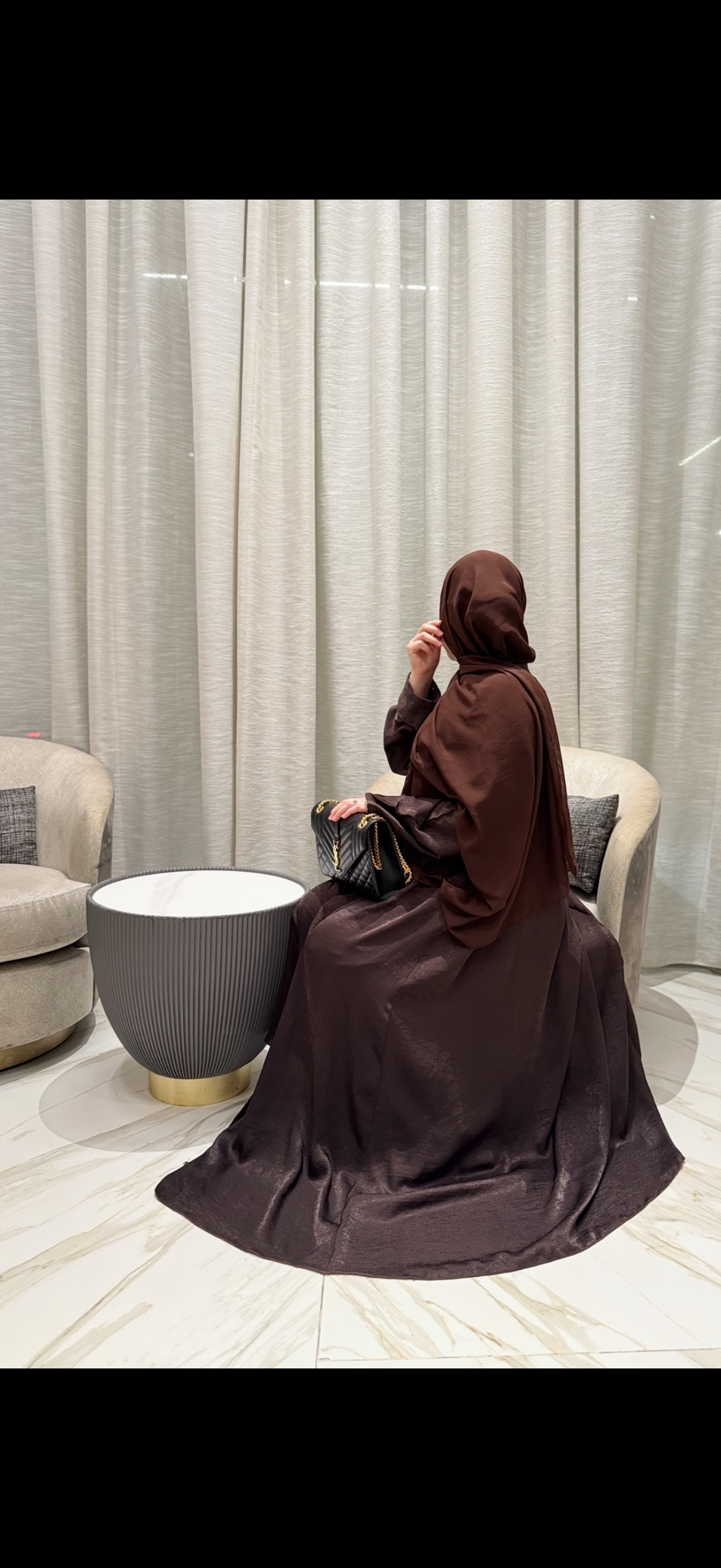 Ayla Abaya Three Piece