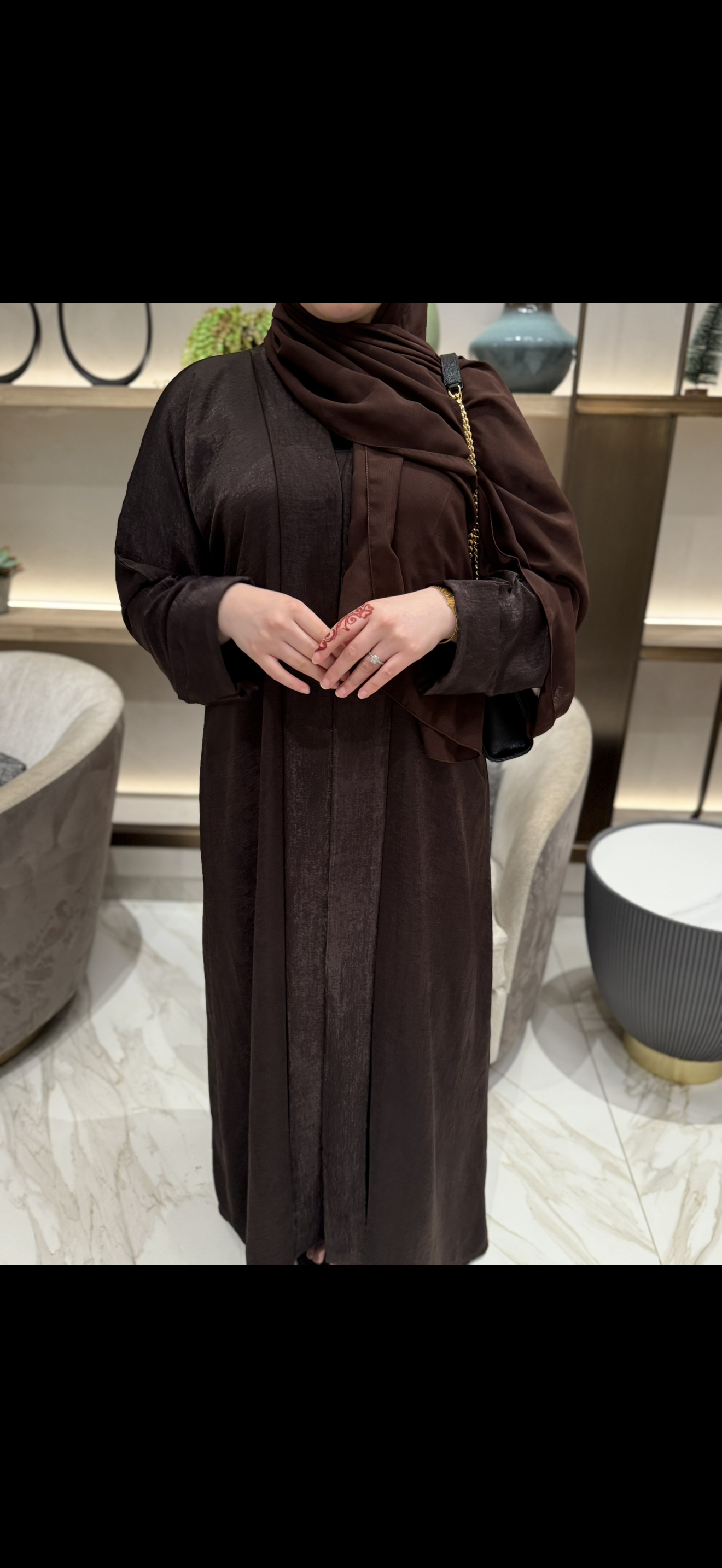 Ayla Abaya Three Piece
