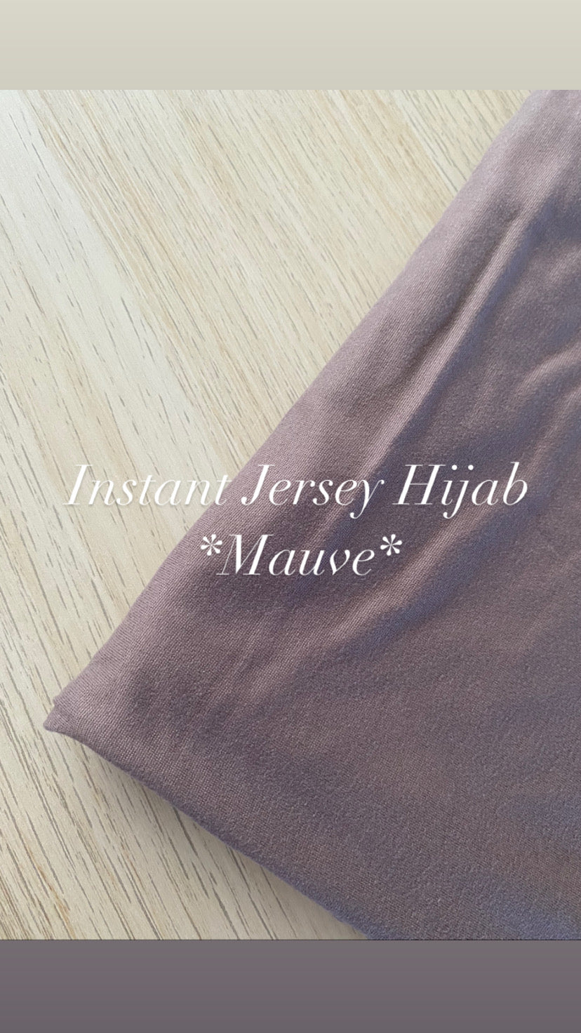 Instant Jersey Hijab - More Colours Available