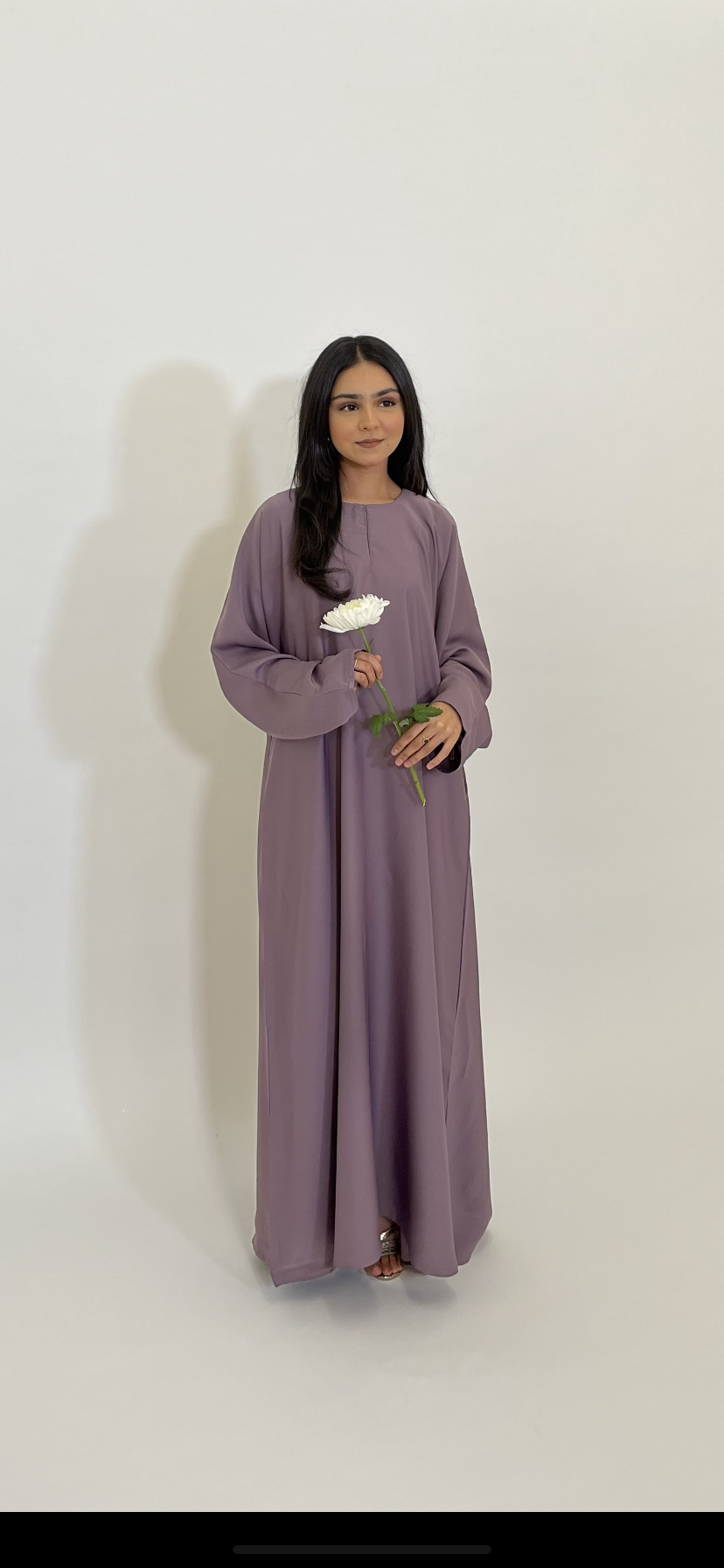Premium high neck abaya with pockets