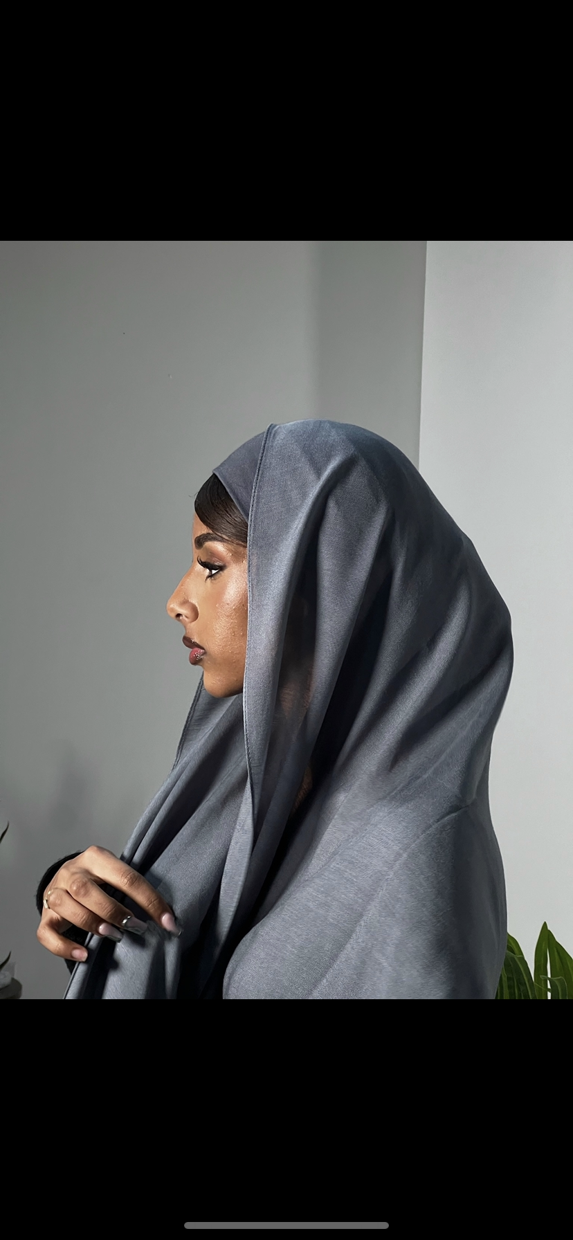 Modal Hijab Set - Grey (pre order 1 week)