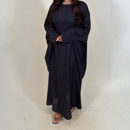 Butterfly Abaya ~ Navy Blue