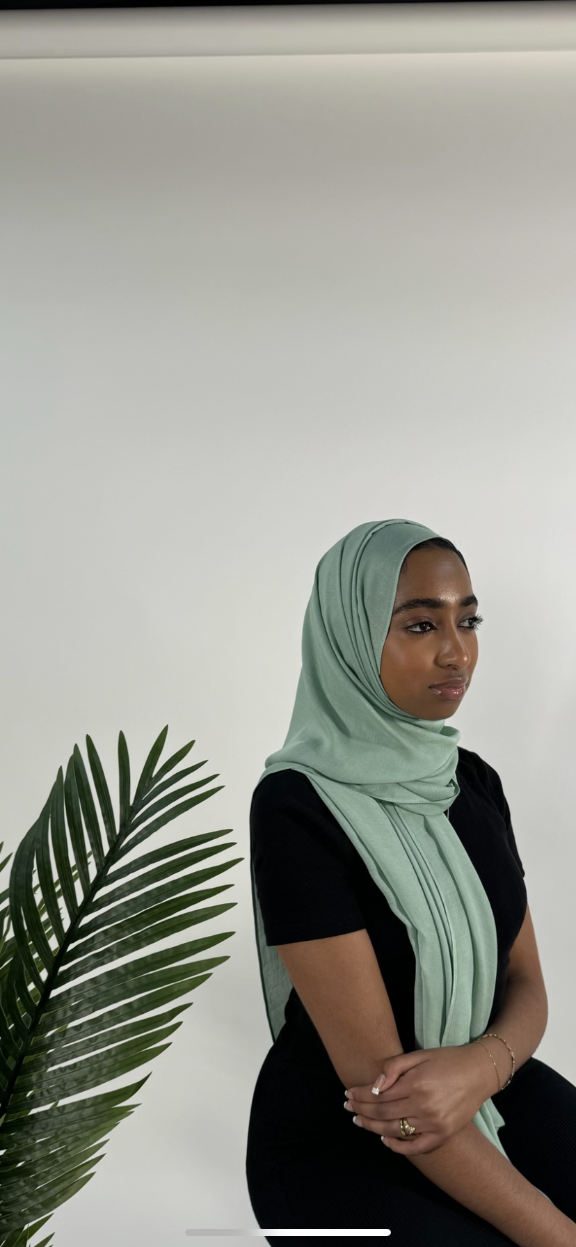 Modal Hijab Set - Green (pre order 1 week)