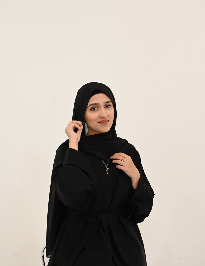 Semi-Instant Hijab Black