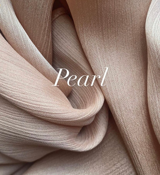 Instant Satin Silk Hijab - Pearl