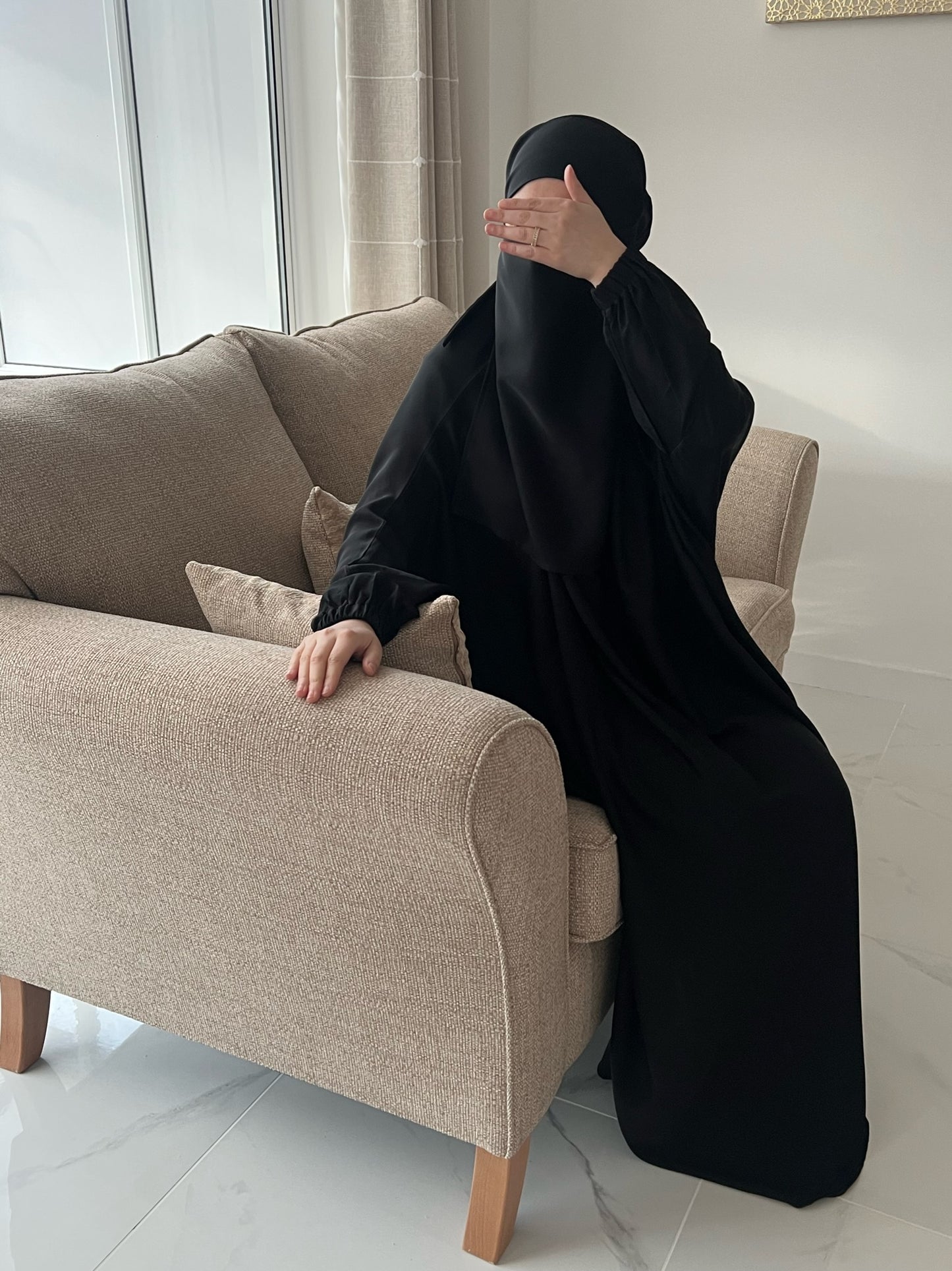 SALE Black Jilbab with matching niqaab