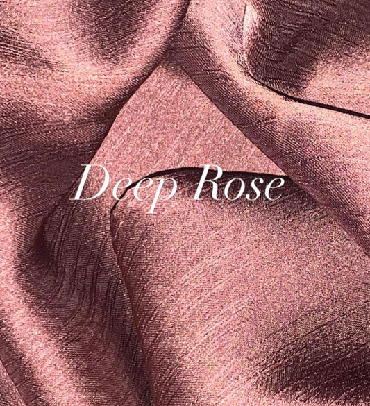 Instant Satin Silk Hijab - Deep Rose