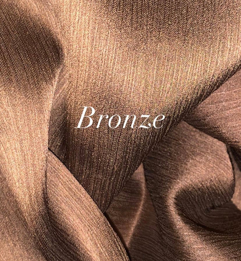 Instant Satin Silk Hijab - Bronze