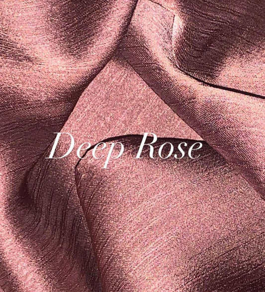 Luxury Satin Silk Hijab - Deep Rose