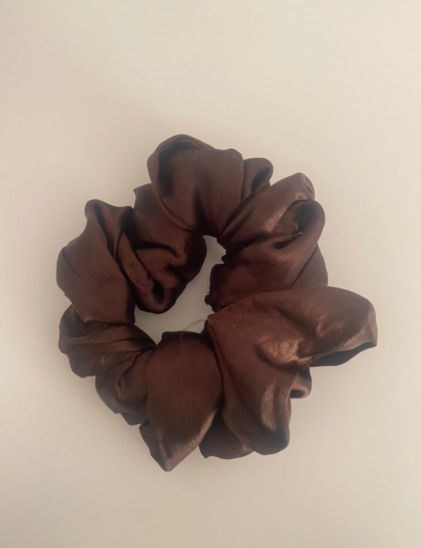 Chocolate Brown Scrunchie