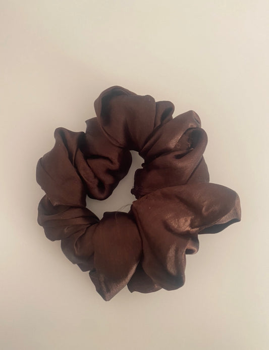 Chocolate Brown Scrunchie
